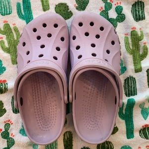 Crocs light purple clogs